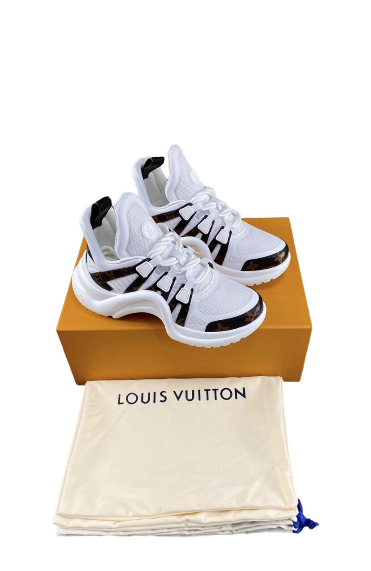 Louis Vuitton Archlight Womens Sneakers 38 White Authentic