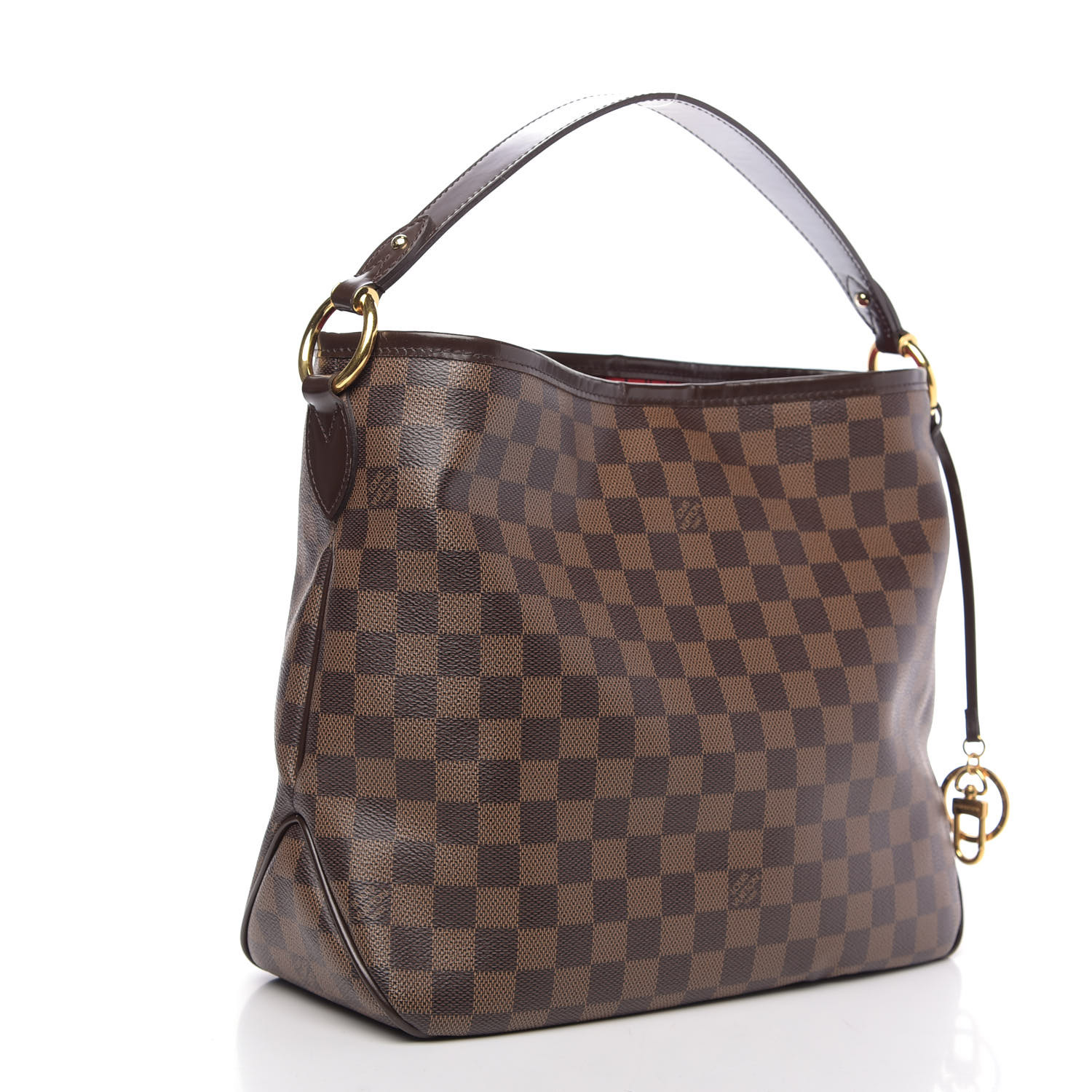 Louis Vuitton Delightful PM Hobo Bag Damier Ébène Leather - Wornright  Authenticated Shopping